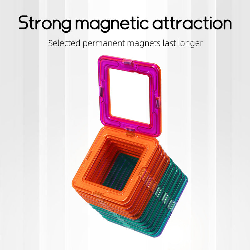 Magnetic Construction Blocks For Creative Play