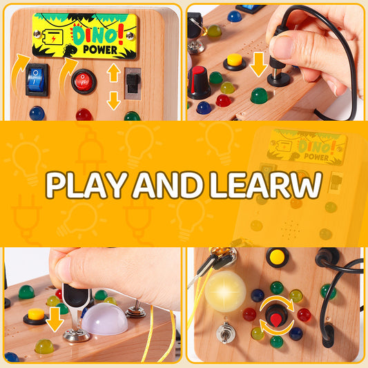 Bright Beginnings Come with Montessori LED Lamp Holder Educational Toy