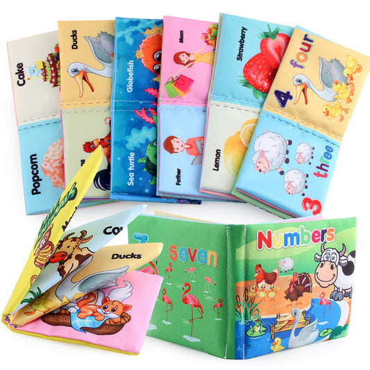 Sensory Stimulating Cloth Book For Infant Development