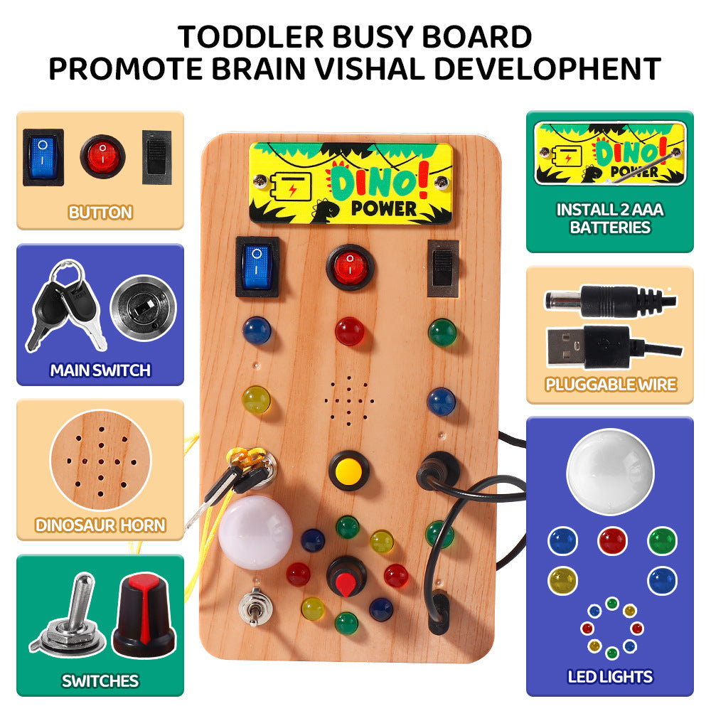 Bright Beginnings Come with Montessori LED Lamp Holder Educational Toy