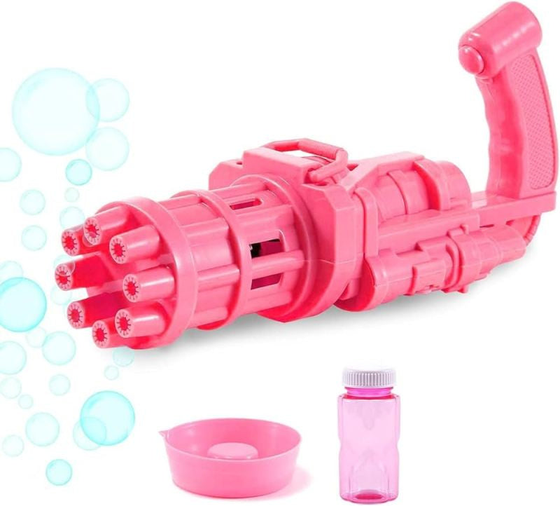 Kids Bath Toy Machine Gun And Bubble Fun