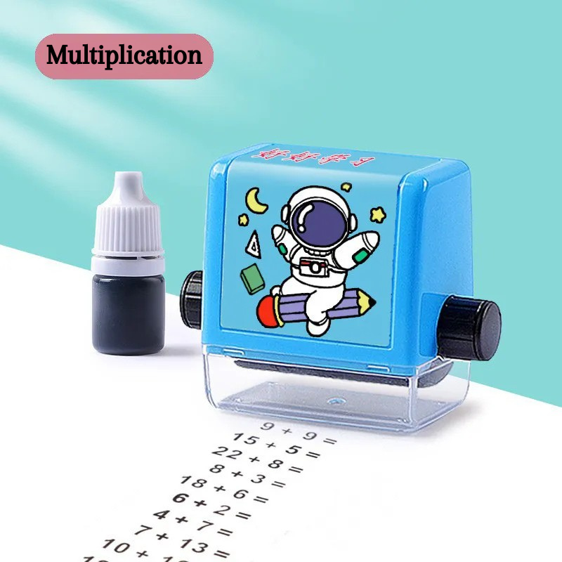 Boost Math Skills with this Clever Rolling Practice Stamp Tool