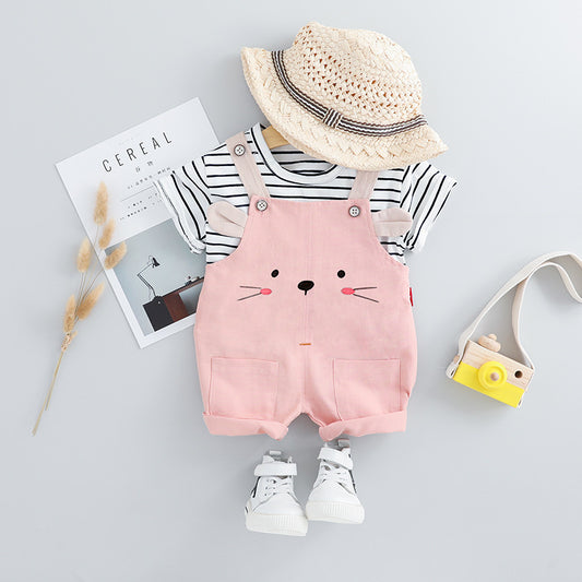Soft Fabric Baby Overalls Keep Babies Cool And Comfortable