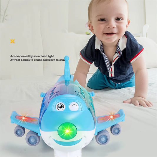 Spinning And Sound-Enhanced Electric Plane Toy