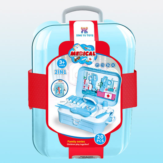 Kids Doctor Toy Set with Convenient Storage Backpack