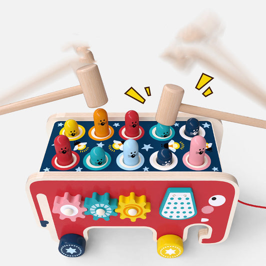 Educational Wooden Pounding Bench Toy
