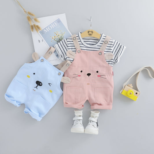 Soft Fabric Baby Overalls Keep Babies Cool And Comfortable