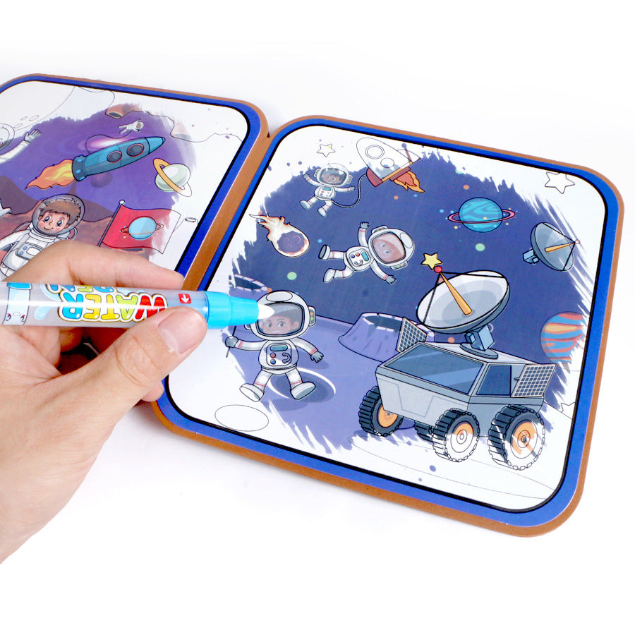 Fun Magic Water Reusable Drawing Book for Children