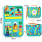 Busy Book for Toddlers to Learn Zippers, Buttons, Dressing