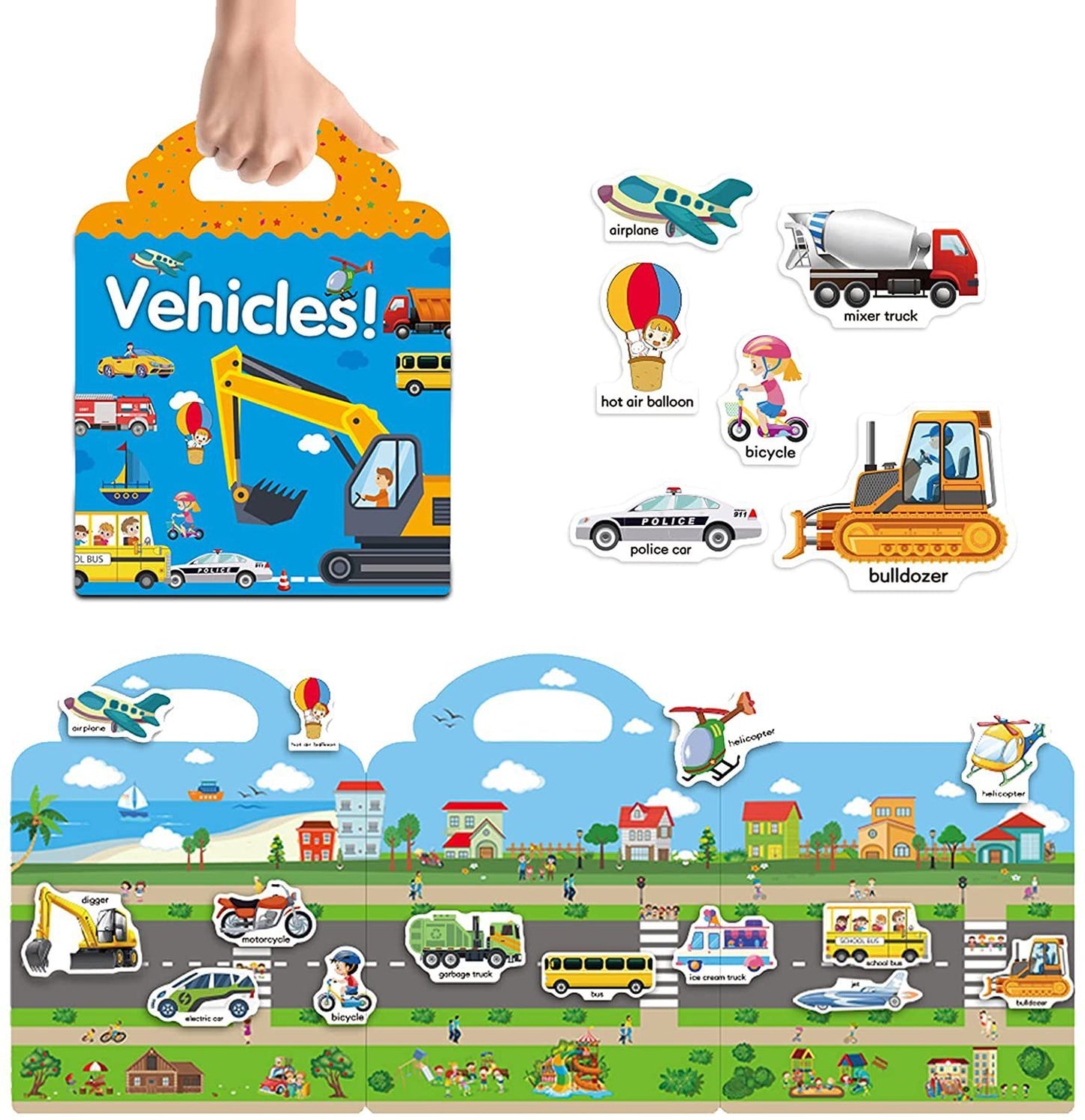 Imagine, Peel, Play: A Colorful Sticker Journey for Children