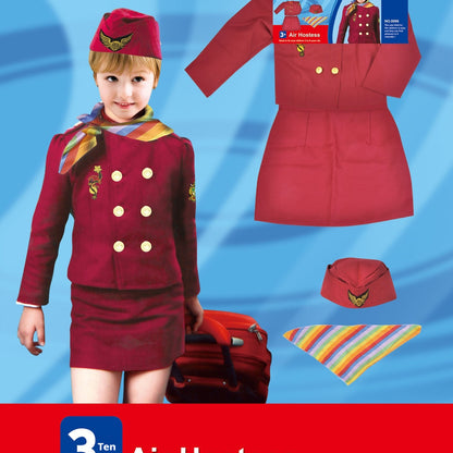 Girls Holiday Costume Captain Dress For Memorable Performances