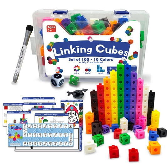 Puzzle Magic Cube Blocks With Fun Learning Cards