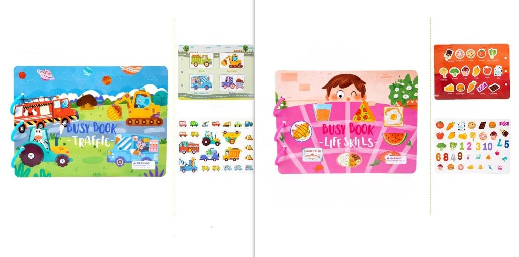 Busy Book Brings Joyful Learning With Reusable Sticker Activities