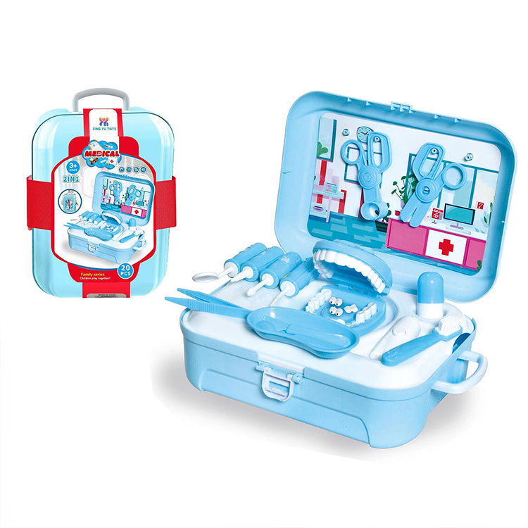 Kids Doctor Toy Set with Convenient Storage Backpack
