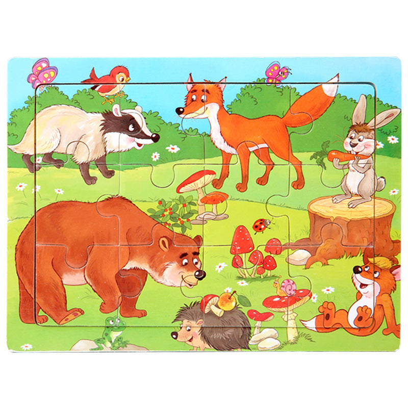 Creative Wooden Jigsaw Puzzle For Early Childhood