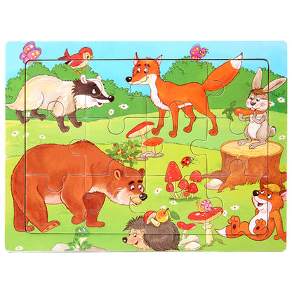 Creative Wooden Jigsaw Puzzle For Early Childhood