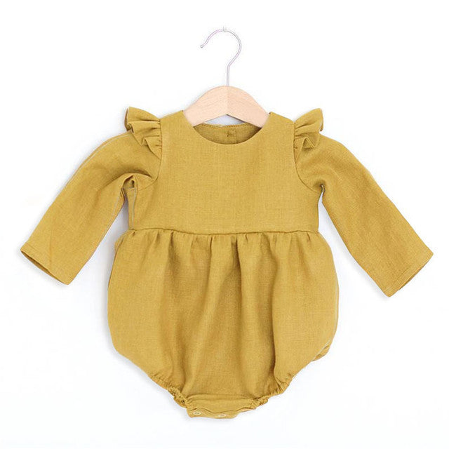 Adorable Baby Girl Romper For All-Day Comfort