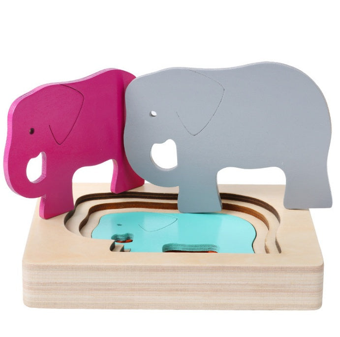 Gradient Color Puzzle Toy For Brain Development