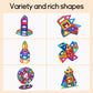 Magnetic Construction Blocks For Creative Play