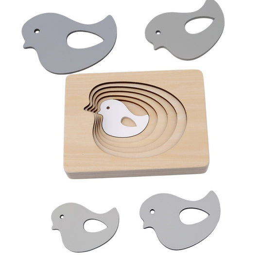 Gradient Color Puzzle Toy For Brain Development