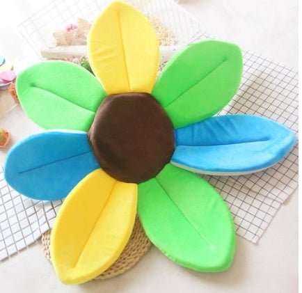 Colorful Sunflower Bath Mat For Baby’s Bathing Comfort