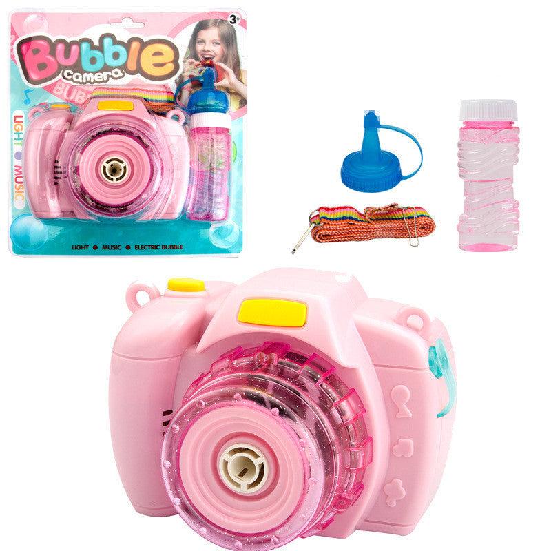 Interactive Camera Bubble Toy For Kids Play
