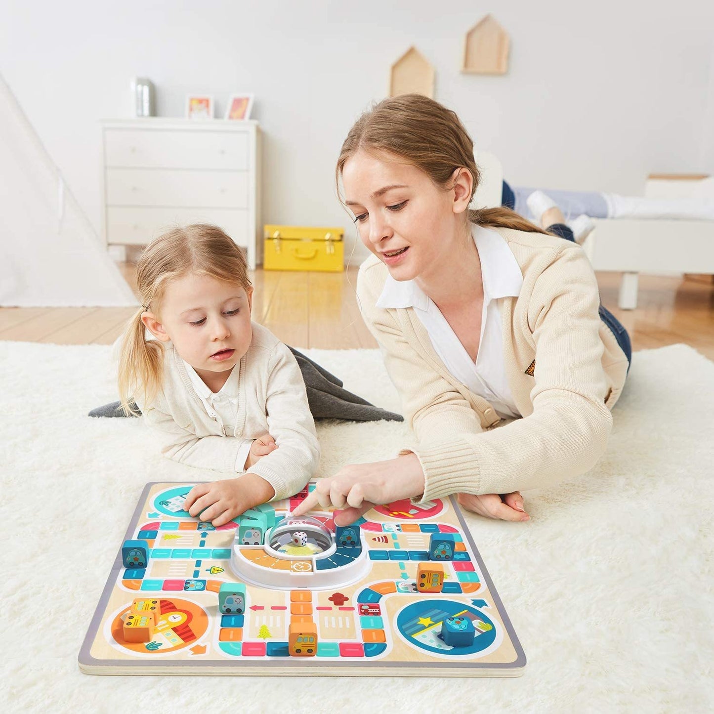 Kids Board Game Flying Chess For Creative Play