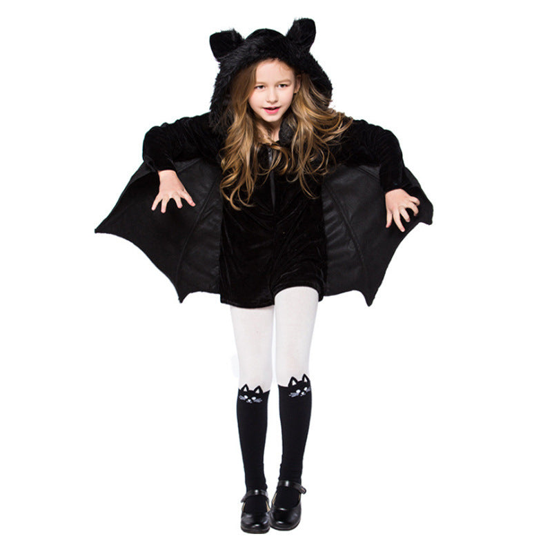 Lightweight And Cool Bat Cosplay Outfit For Children