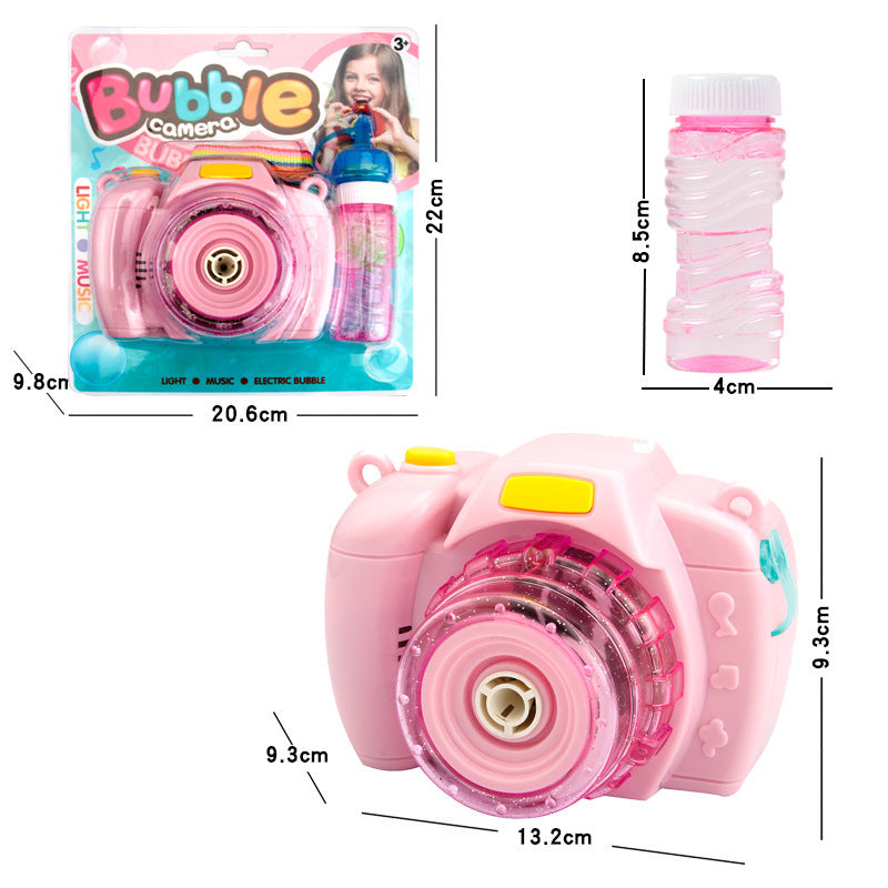 Interactive Camera Bubble Toy For Kids Play