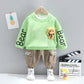 Adorable Two-Piece Suits For Babies In Western Spring Style
