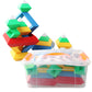 Wooden Rainbow Ring Building Blocks For Kids
