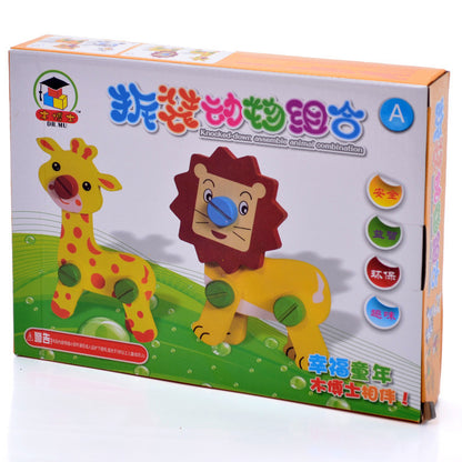 Montessori Inspired Assembling Building Blocks Set