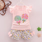 Playful And Cozy Two-Piece Clothes For Girls