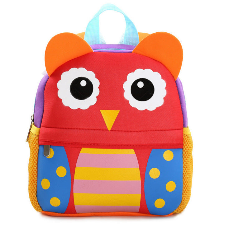 Cute 3D Cartoon School Bag For Little Learners