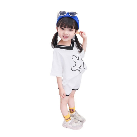 Soft And Breathable Baby Girl Clothing Two-Piece Set