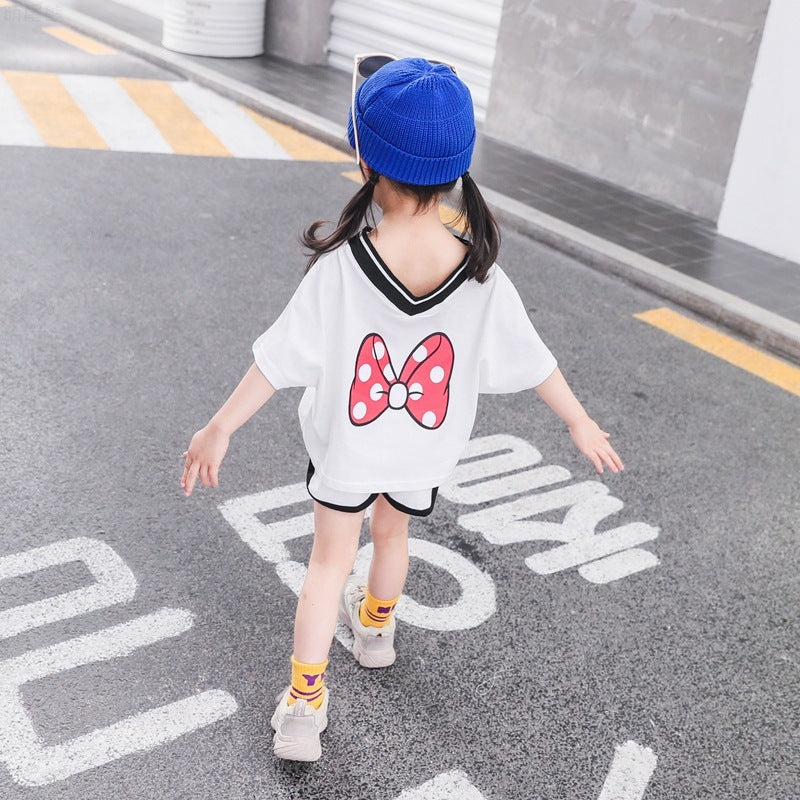 Soft And Breathable Baby Girl Clothing Two-Piece Set