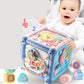 Toddler Activity Cube Toy With Drum And Shapes