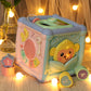 Toddler Activity Cube Toy With Drum And Shapes