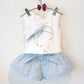 Adorable Two-Piece Cotton Outfit For Girls