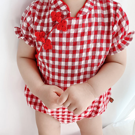 Adorable Ancient Style Baby Jumpsuit For Special Occasions