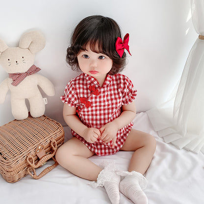 Adorable Ancient Style Baby Jumpsuit For Special Occasions