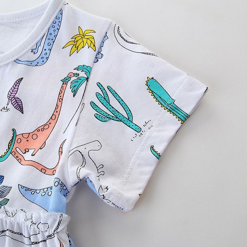 Soft Breathable Summer Dress For Girls’ Daily Wear