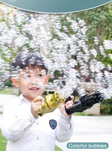 Kids Bath Toy Machine Gun And Bubble Fun