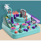 Creative Car Track Toy With Parking Lot Theme