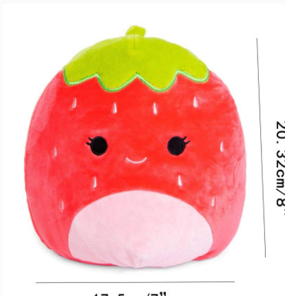 Cute Plush Strawberry Doll Pillow For Cozy Comfort