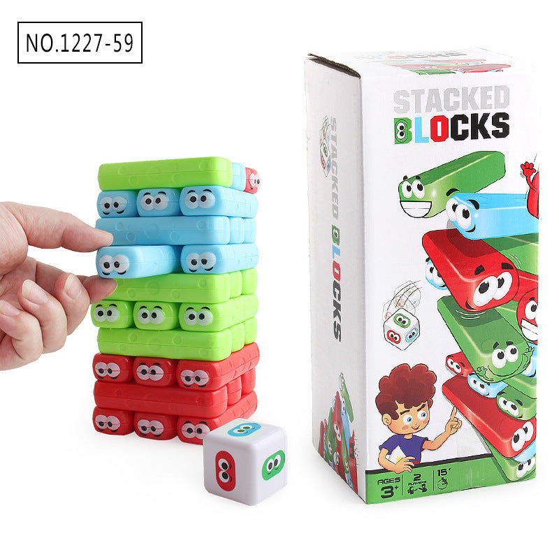 Parent Child Bonding With Building Blocks Toy