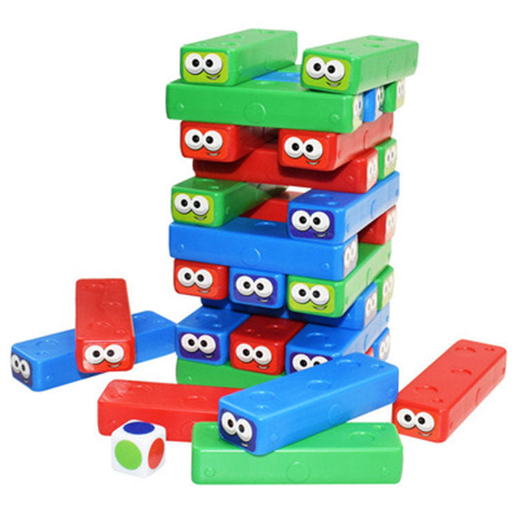 Parent Child Bonding With Building Blocks Toy