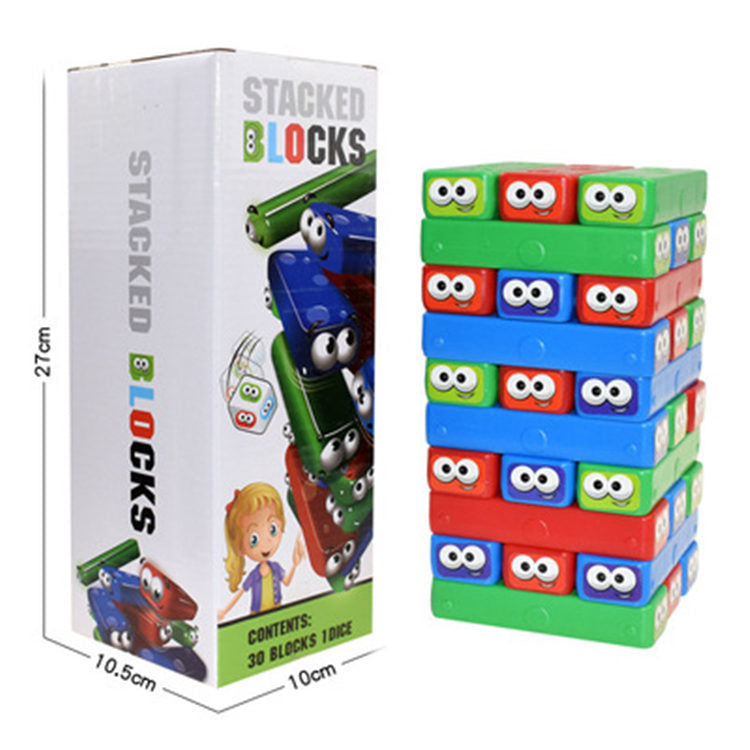 Parent Child Bonding With Building Blocks Toy