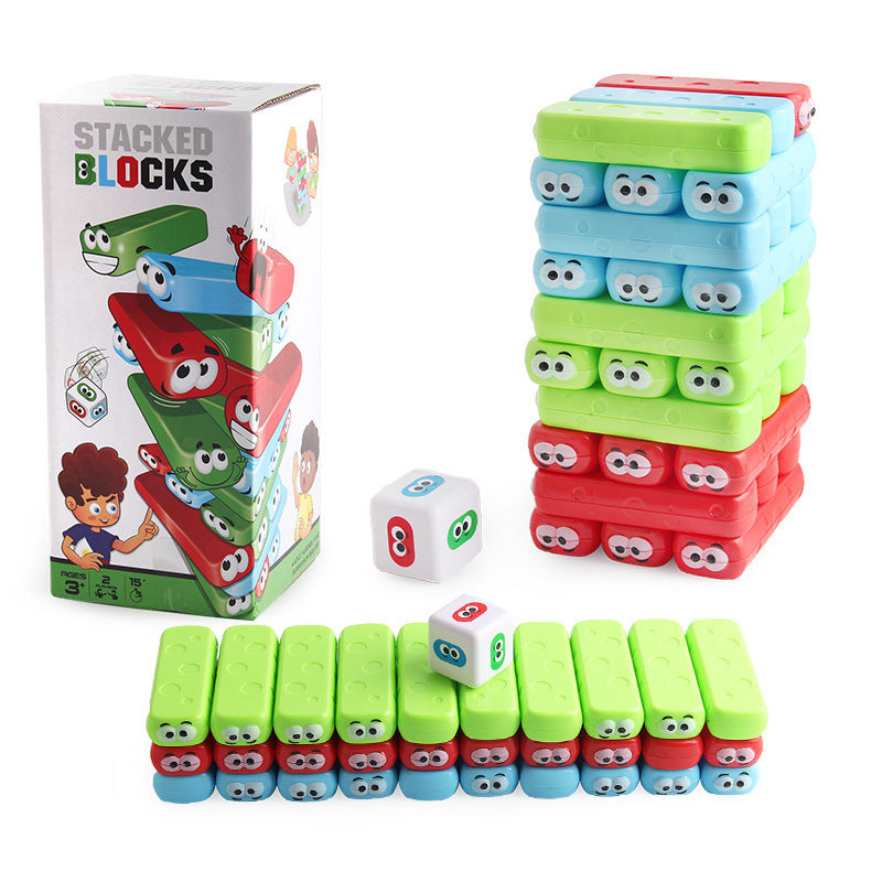 Parent Child Bonding With Building Blocks Toy