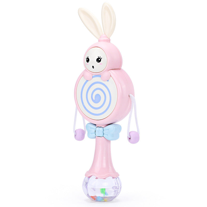 Soothing Baby Teether Rattle With Fun Sounds